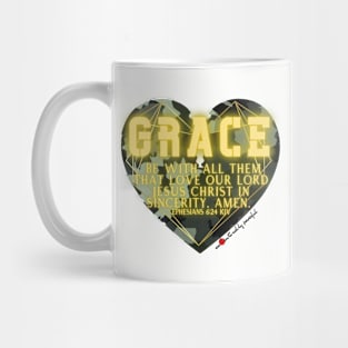 Grace Be With All Them That Love - Ephesians 6 Mug